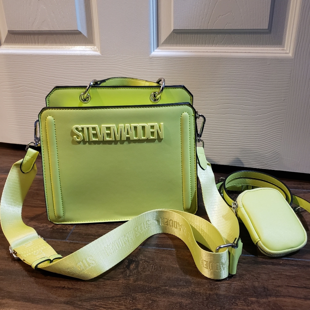 Steve Madden Lime Green Evelyn Purse